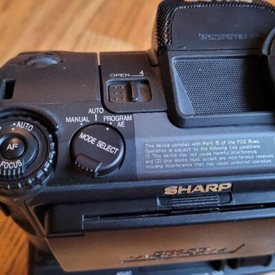 Lot 326: Vintage SHARP Digital ViewCam w/ Charger TESTED A+ (Comes with 2 NEW DVC Cassettes)