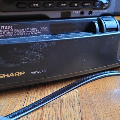 Lot 326: Vintage SHARP Digital ViewCam w/ Charger TESTED A+ (Comes with 2 NEW DVC Cassettes)