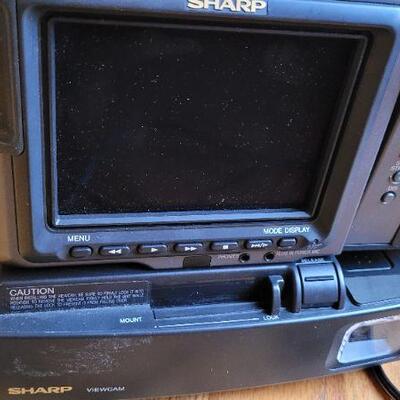 Lot 326: Vintage SHARP Digital ViewCam w/ Charger TESTED A+ (Comes with 2 NEW DVC Cassettes)