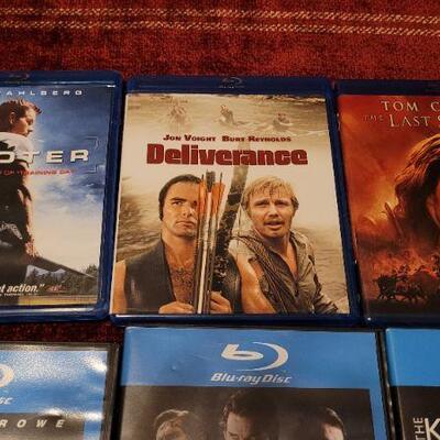 Lot 339: Assorted Previously Viewed BLUE RAY Movies 