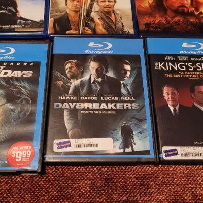 Lot 339: Assorted Previously Viewed BLUE RAY Movies 