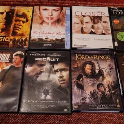 Lot 343: Assorted Previously Viewed DVD Movies 