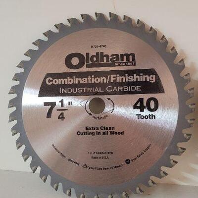 Lot 350: (3) Assorted NEW Saw Blades 