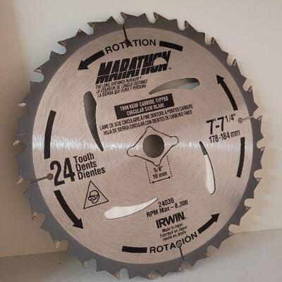 Lot 351: (3) Assorted NEW Saw Blades 