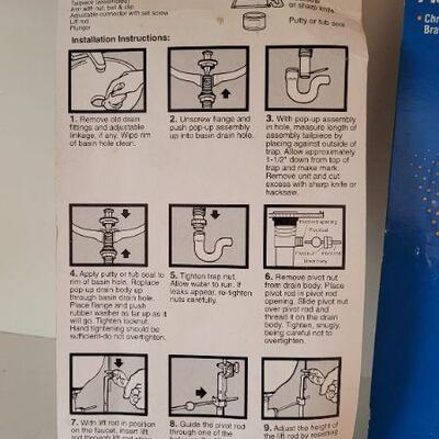 Lot 359: (3) New Toilet Repair Accessories 