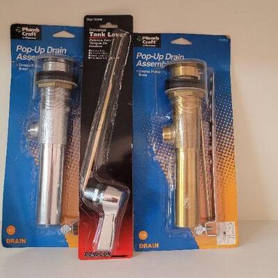 Lot 359: (3) New Toilet Repair Accessories 
