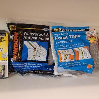 Lot 360: Assorted NEW Home Insulation Accessories 