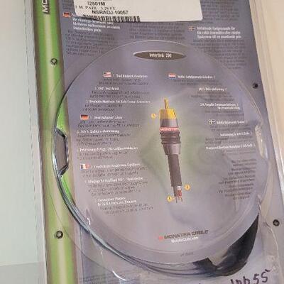 Lot 373: (2) New MONSTER CABLE Interlink 250 Cables