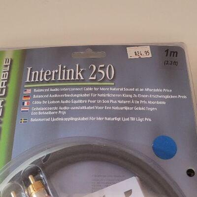 Lot 373: (2) New MONSTER CABLE Interlink 250 Cables