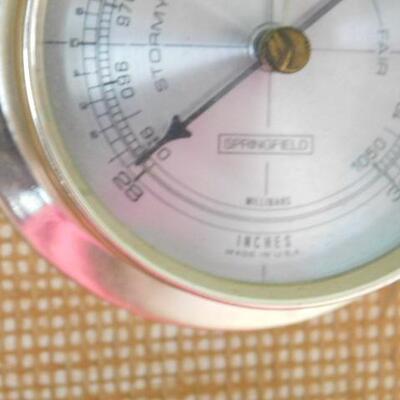 Vintage Hygrometer, Thermometer, Barometer by Springfield 16