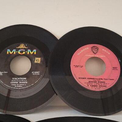 Lot 381: Assorted Vintage 45 RPM Vinyl Records 