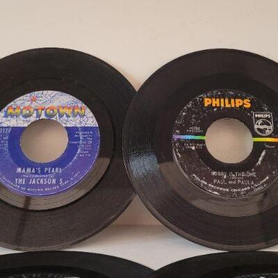 Lot 382: Assorted Vintage 45 RPM Vinyl Records 