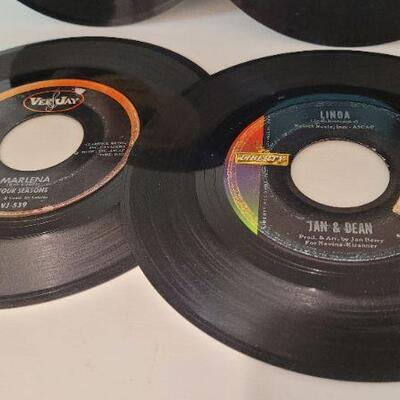 Lot 382: Assorted Vintage 45 RPM Vinyl Records 