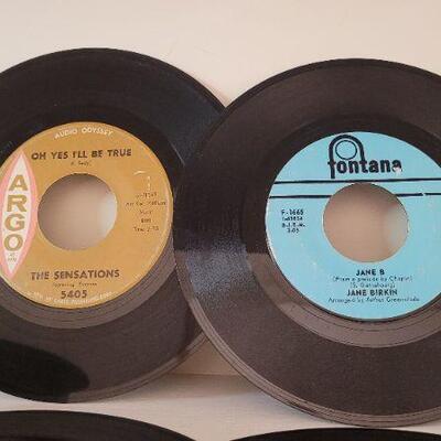 Lot 382: Assorted Vintage 45 RPM Vinyl Records 