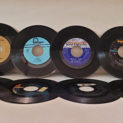Lot 382: Assorted Vintage 45 RPM Vinyl Records 