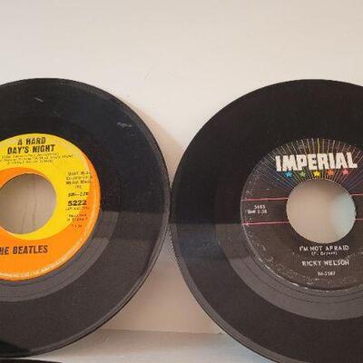 Lot 383: Assorted Vintage 45 RPM Vinyl Records 