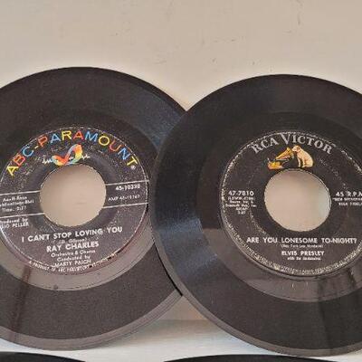 Lot 384: Assorted Vintage 45 RPM Vinyl Records