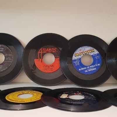 Lot 385: Assorted Vintage 45 RPM Vinyl Records 