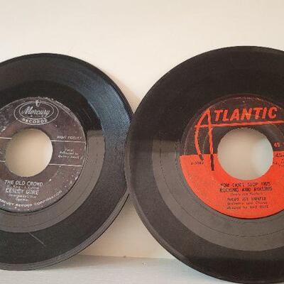 Lot 385: Assorted Vintage 45 RPM Vinyl Records 