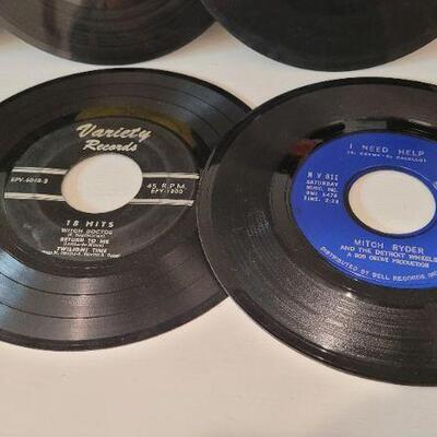 Lot 386: Assorted Vintage 45 RPM Vinyl Records 