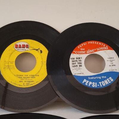 Lot 386: Assorted Vintage 45 RPM Vinyl Records 