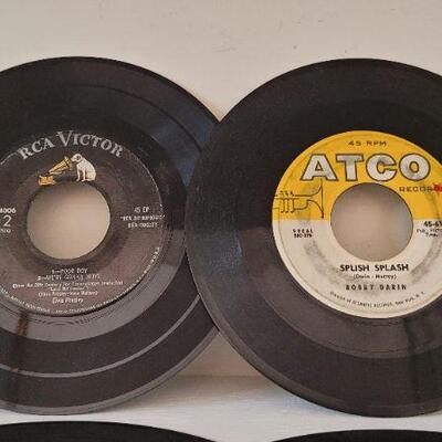 Lot 387: Assorted Vintage 45 RPM Vinyl Records 