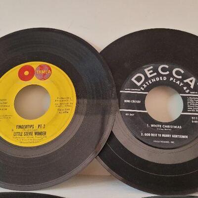 Lot 387: Assorted Vintage 45 RPM Vinyl Records 