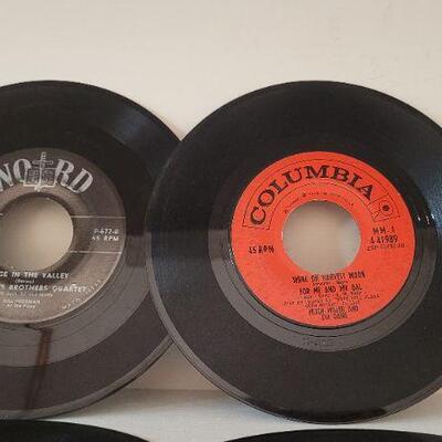 Lot 388: Assorted Vintage 45 RPM Vinyl Records 