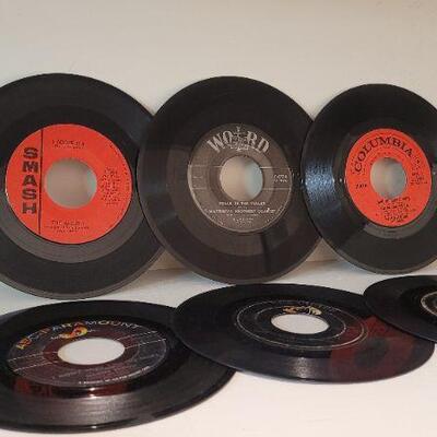 Lot 388: Assorted Vintage 45 RPM Vinyl Records 