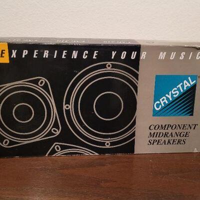 Lot 393: Vintage New Stock CRYSTAL CHINA 510 Midrange Speakers 