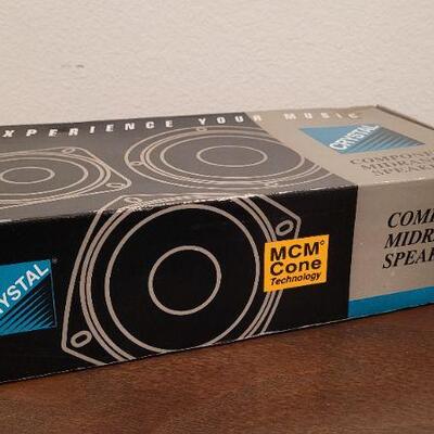 Lot 393: Vintage New Stock CRYSTAL CHINA 510 Midrange Speakers 