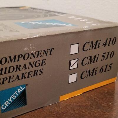 Lot 393: Vintage New Stock CRYSTAL CHINA 510 Midrange Speakers 
