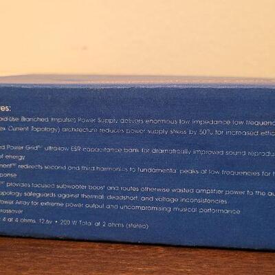 Lot 396: New SOUNDSTREAM Rubicon 204 4/3/2 (200 Watt) Amplifier 