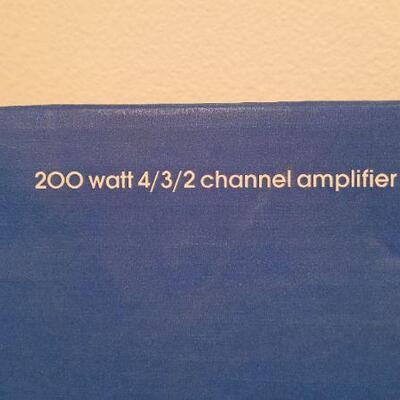 Lot 396: New SOUNDSTREAM Rubicon 204 4/3/2 (200 Watt) Amplifier 