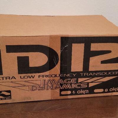 Lot 399: New Old Stock IMAGE DYNAMICS ID12 4 OHM Low Frequency 12" Subwoofer