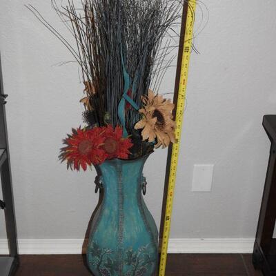 Large Metal Vase