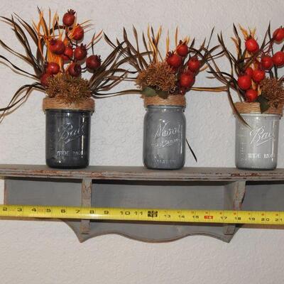 Mason jar wall art