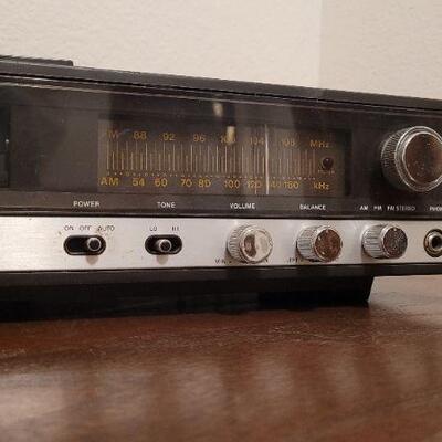 Lot 411: Vintage REALISTIC Chronomatic 112 AM FM Alarm Flip Clock Stereo TESTED A+