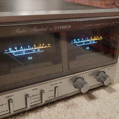 Lot 415: Vintage FISHER CR110 Stereo Cassette Deck TESTED A+