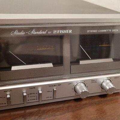 Lot 415: Vintage FISHER CR110 Stereo Cassette Deck TESTED A+