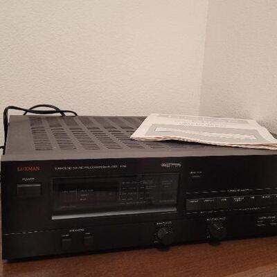 Lot 416: Vintage LUXMAN F-114 Surround Sound Amplifier Processor TESTED A+