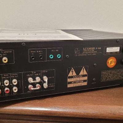 Lot 416: Vintage LUXMAN F-114 Surround Sound Amplifier Processor TESTED A+