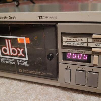 Lot 426: Vintage TEAC V-3RX Stereo Cassette Deck TESTED A+