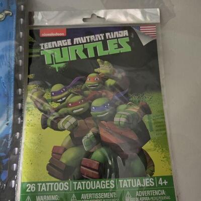 Marvel magnets and tmnt fake tattoos