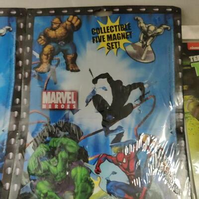 Marvel magnets and tmnt fake tattoos