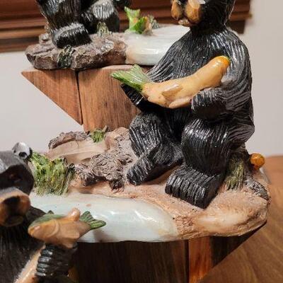 Lot 435: Home Deco Three Bears Votive Candle Holder Accent 