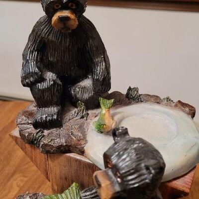 Lot 435: Home Deco Three Bears Votive Candle Holder Accent 