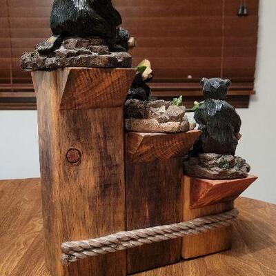 Lot 435: Home Deco Three Bears Votive Candle Holder Accent 