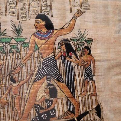 Lot 438: Vintage Framed Egyptian Scene Fine Art Signed Framed  