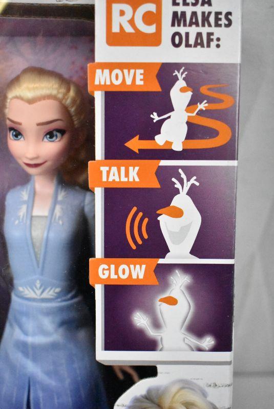 Disney Frozen Talk And Glow Olaf Remote Control Elsa Activates Olaf